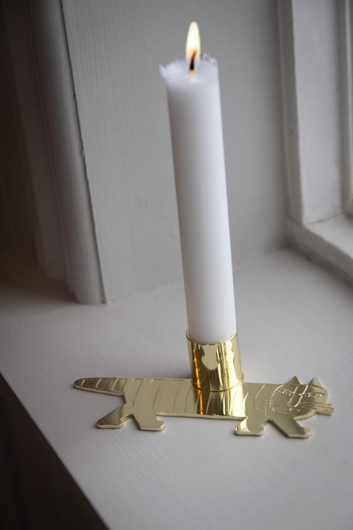 Portavelas Lisa Larson Mikey, Oro Pluto Design