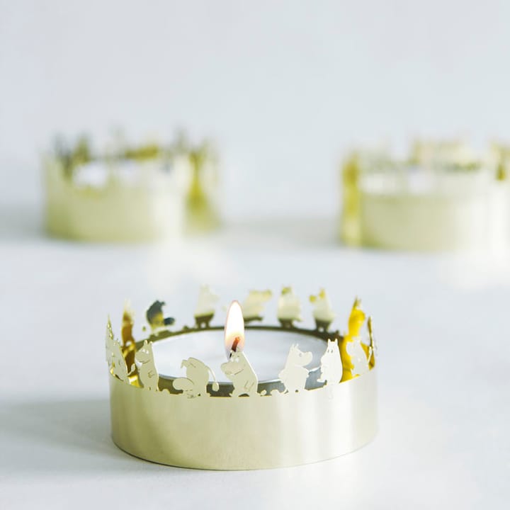 Portavelas Moomin etsad, Dorado Pluto Design
