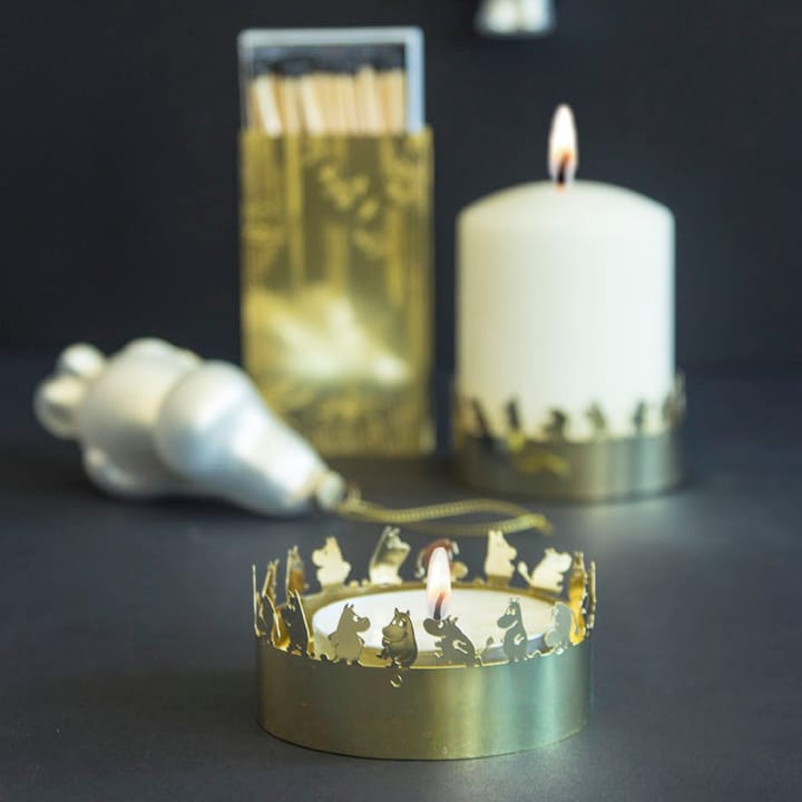 Portavelas Moomin etsad, Dorado Pluto Design