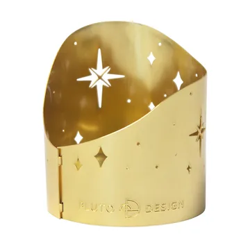 Portavelas Northern Star Ø4,5 cm - Metal bañado en oro - Pluto Design