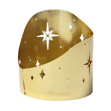 Portavelas Northern Star Ø6,5 cm - Metal bañado en oro - Pluto Design