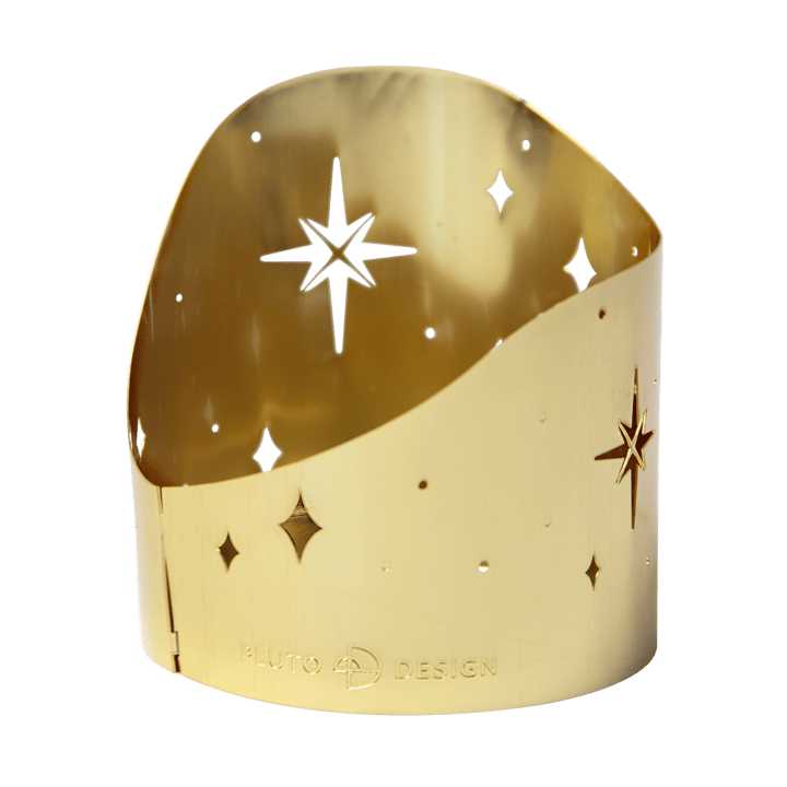 Portavelas Northern Star Ø6,5 cm - Metal bañado en oro - Pluto Design