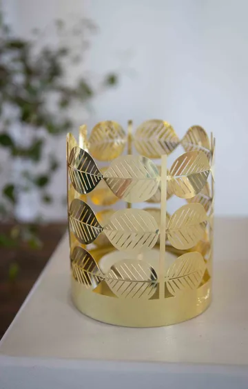 Portavelas Stig L Berså  - Dorado - Pluto Design