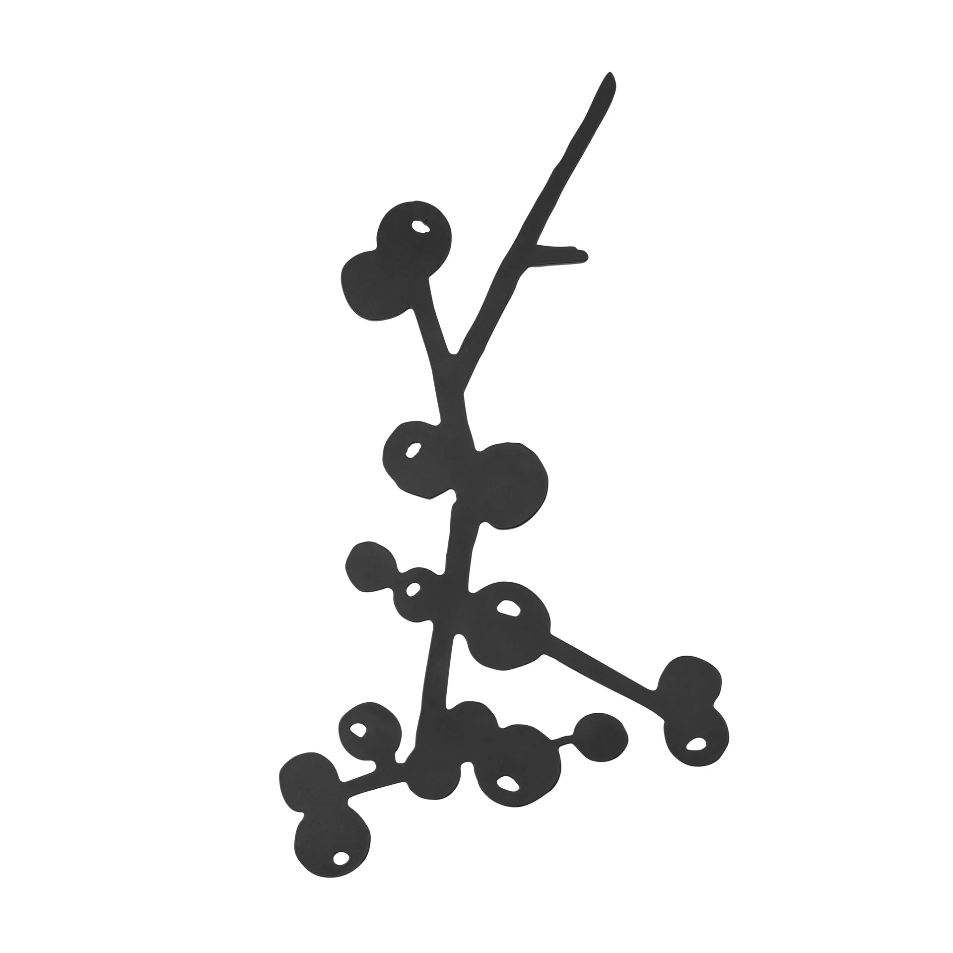 Salvamanteles Berry, negro Pluto Design