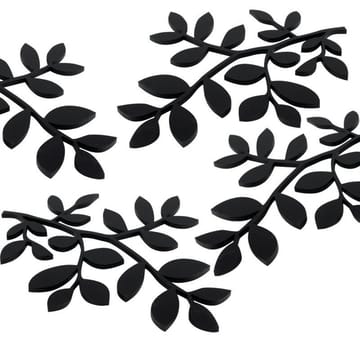 Salvamanteles Follaje - negro - Pluto Design