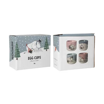 Set de 4 hueveras Mumin - Invierno Mumin - Pluto Design