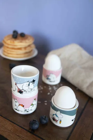 Set de 4 hueveras Mumin - Invierno Mumin - Pluto Design