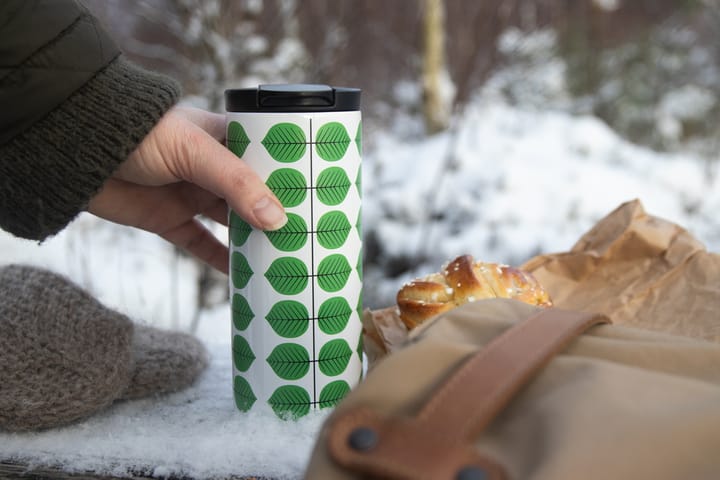 Termo Berså 0,35 L, Blanco-verde Pluto Design