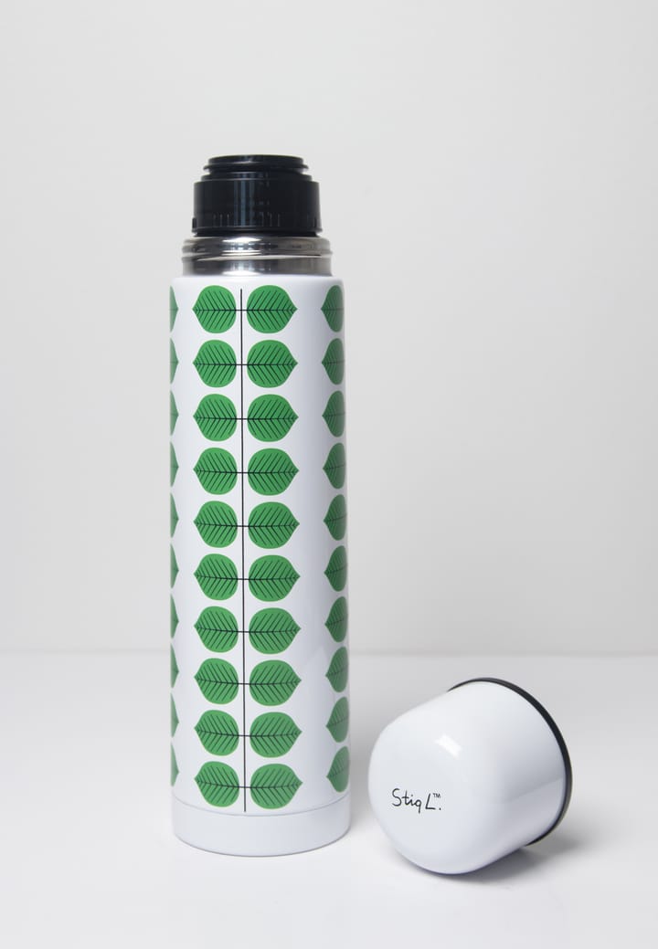Termo Berså 0,75 L, Blanco-verde Pluto Design