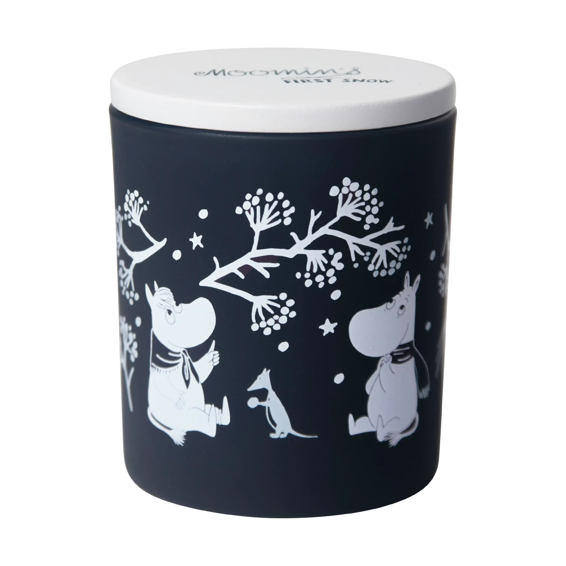 Vela aromática Mumin 40 h, First snow Pluto Design
