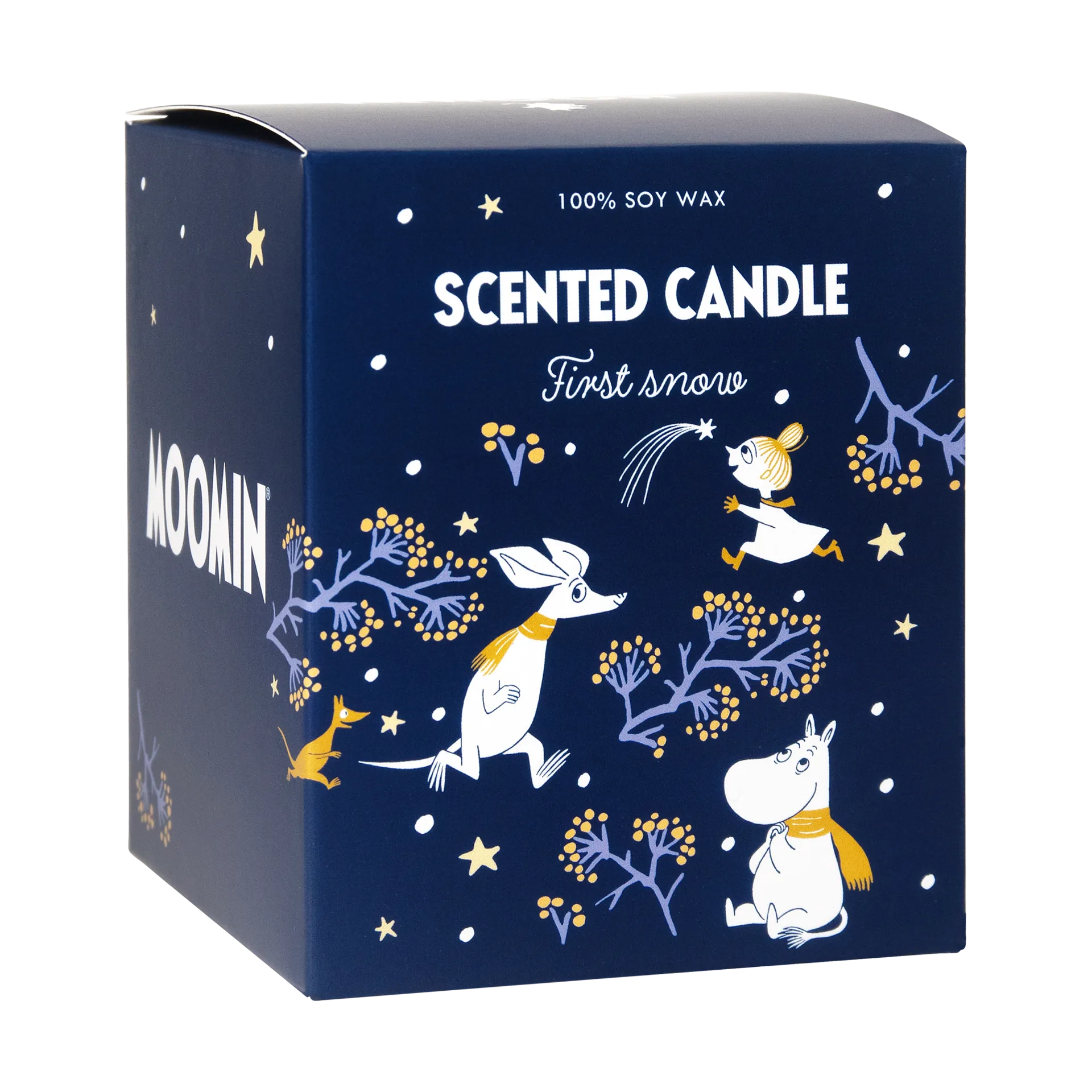 Vela aromática Mumin 40 h, First snow Pluto Design