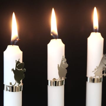 4 Decoraciones para velas Moomin - plata - Pluto Produkter