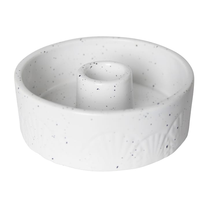 Candelabro Sun cerámica - blanco-puntos - Pluto Produkter