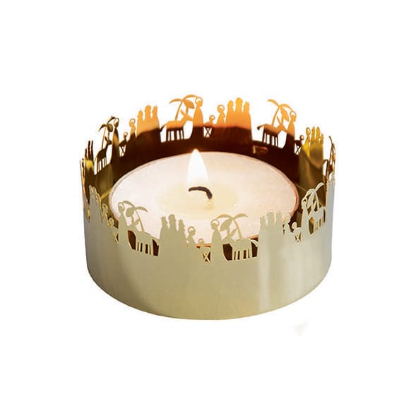 Portavelas Etsad oro - pesebre - Pluto Produkter