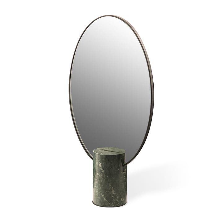Espejo de sobremesa Oval Marble - Verde - POLSPOTTEN