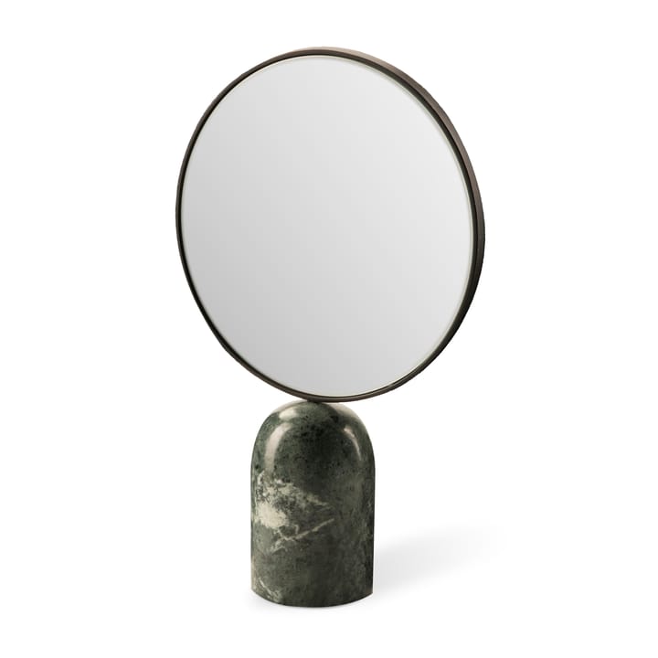 Espejo de sobremesa Round Marble - Verde - POLSPOTTEN