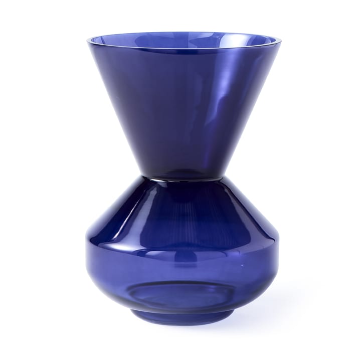 Jarrón de cuello ancho 40 cm, Azul oscuro POLSPOTTEN
