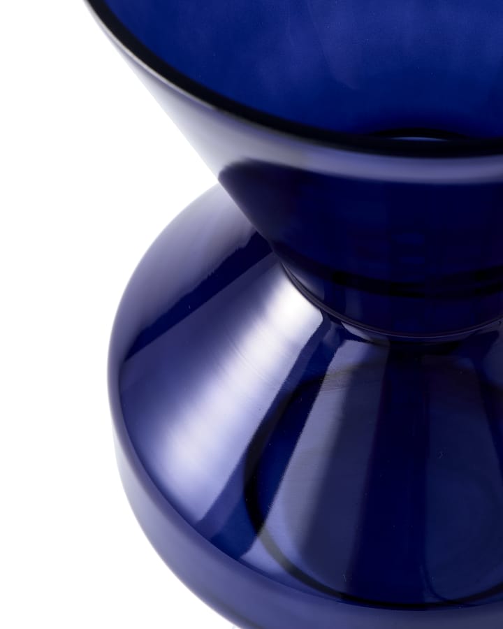 Jarrón de cuello ancho 40 cm, Azul oscuro POLSPOTTEN
