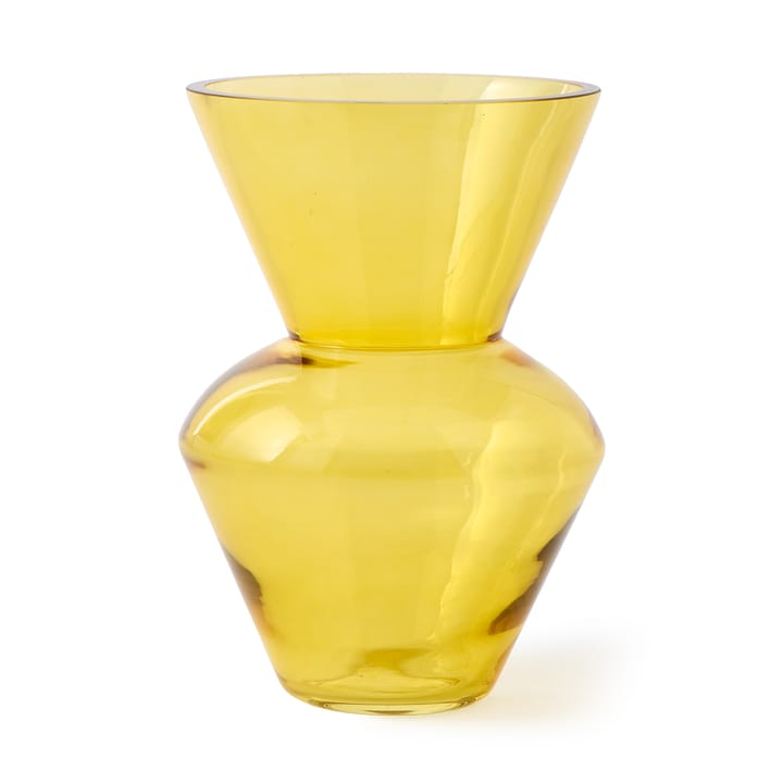 Jarrón de cuello ancho S 35 cm, Amarillo POLSPOTTEN