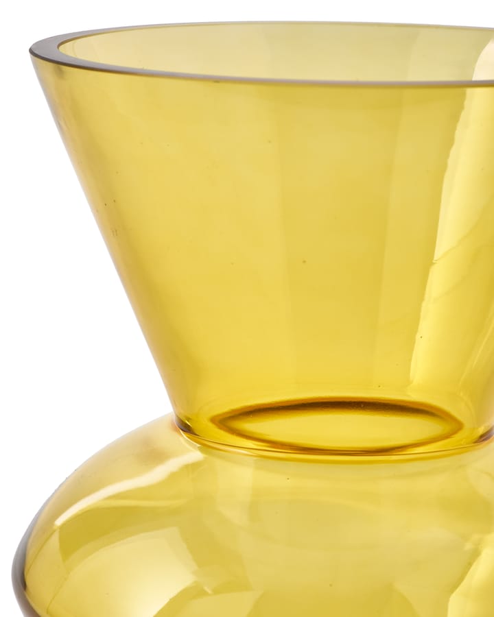 Jarrón de cuello ancho S 35 cm, Amarillo POLSPOTTEN