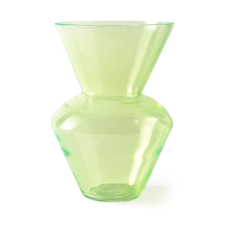 Jarrón de cuello ancho S 35 cm, Verde POLSPOTTEN