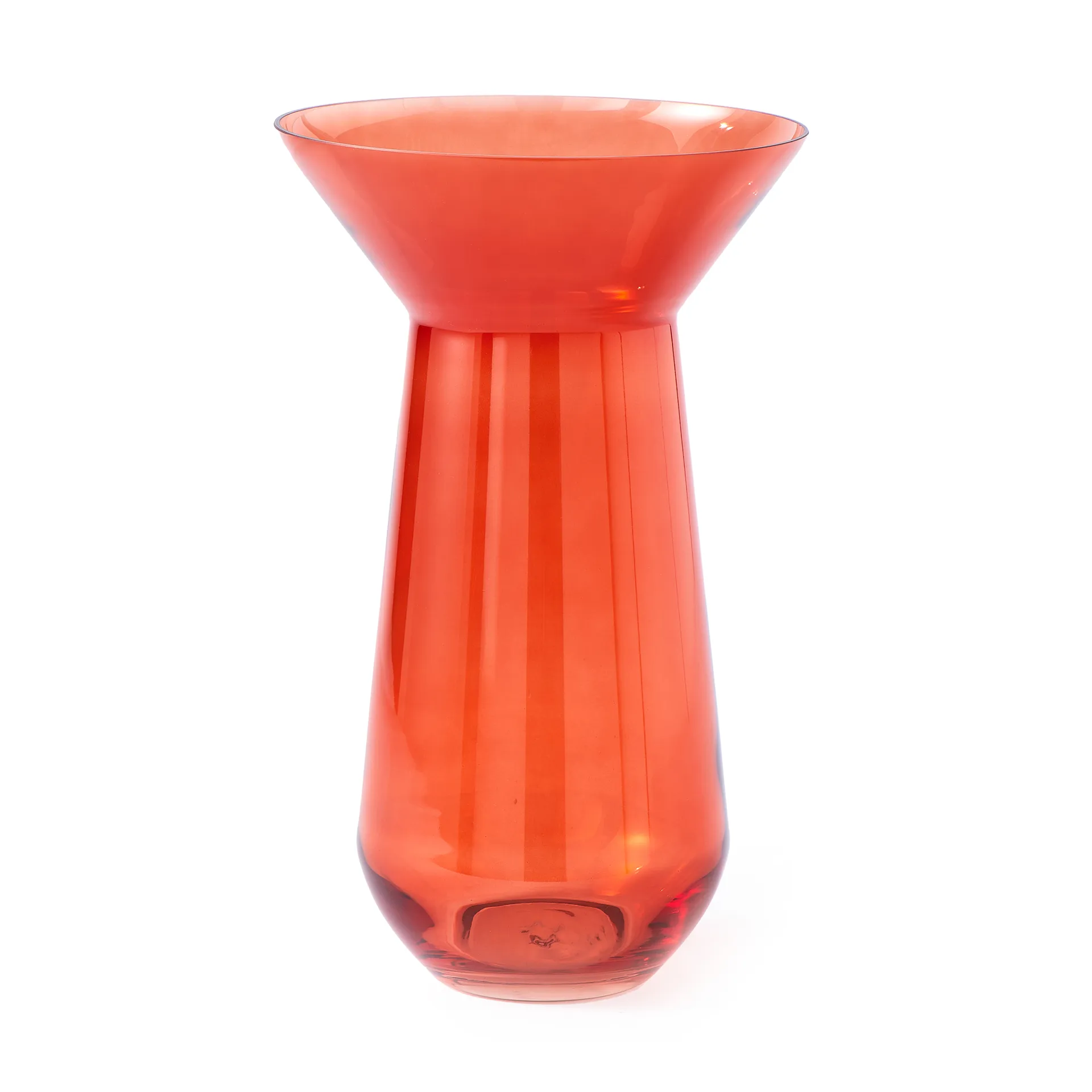 Jarrón de cuello largo 45 cm, Naranja POLSPOTTEN
