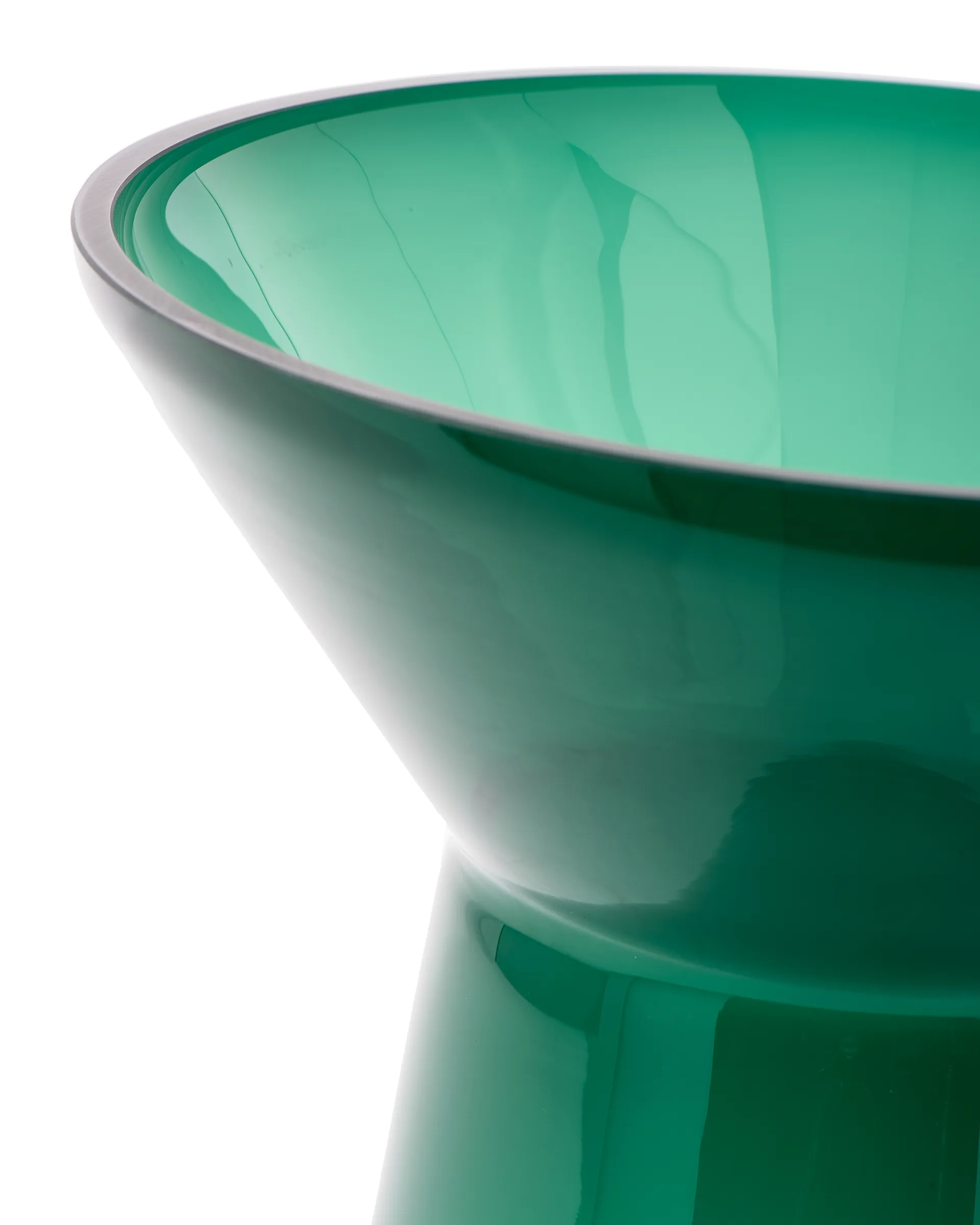 Jarrón de cuello largo 45 cm, Verde oscuro POLSPOTTEN