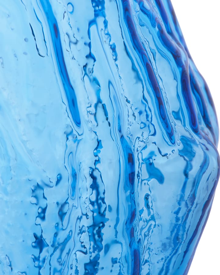 Jarrón Tree log L 44 cm, Azul POLSPOTTEN