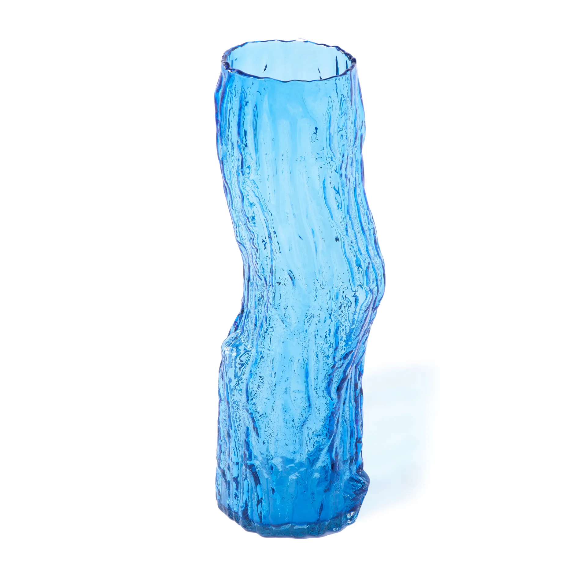 Jarrón Tree log L 62 cm, Azul POLSPOTTEN