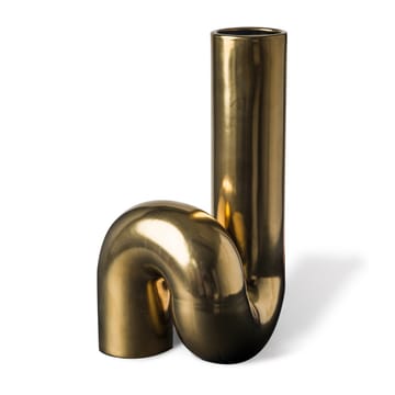 Jarrón Yourtube 37 cm - Dorado - POLSPOTTEN