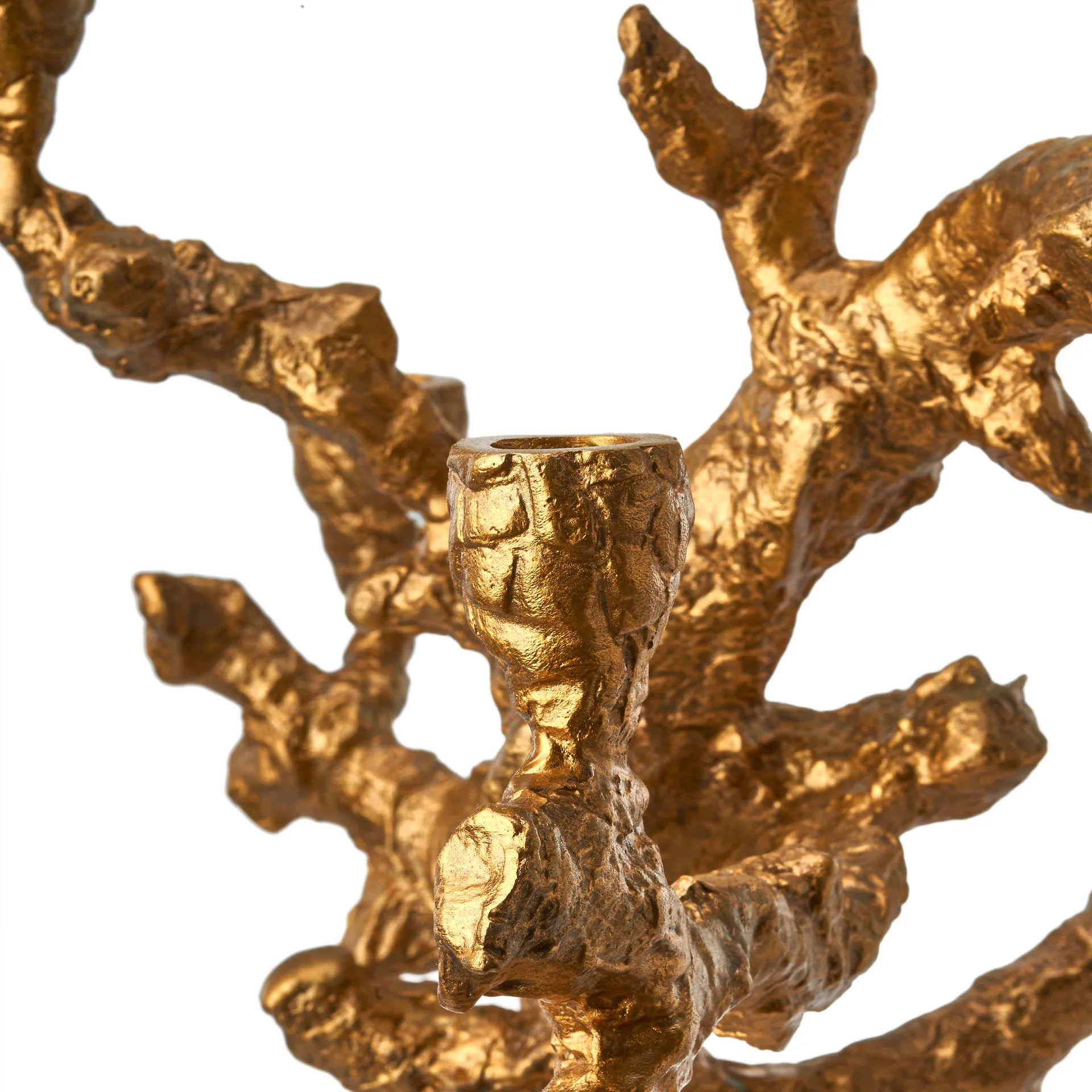 Portavelas Apple tree L 53 cm, Dorado POLSPOTTEN