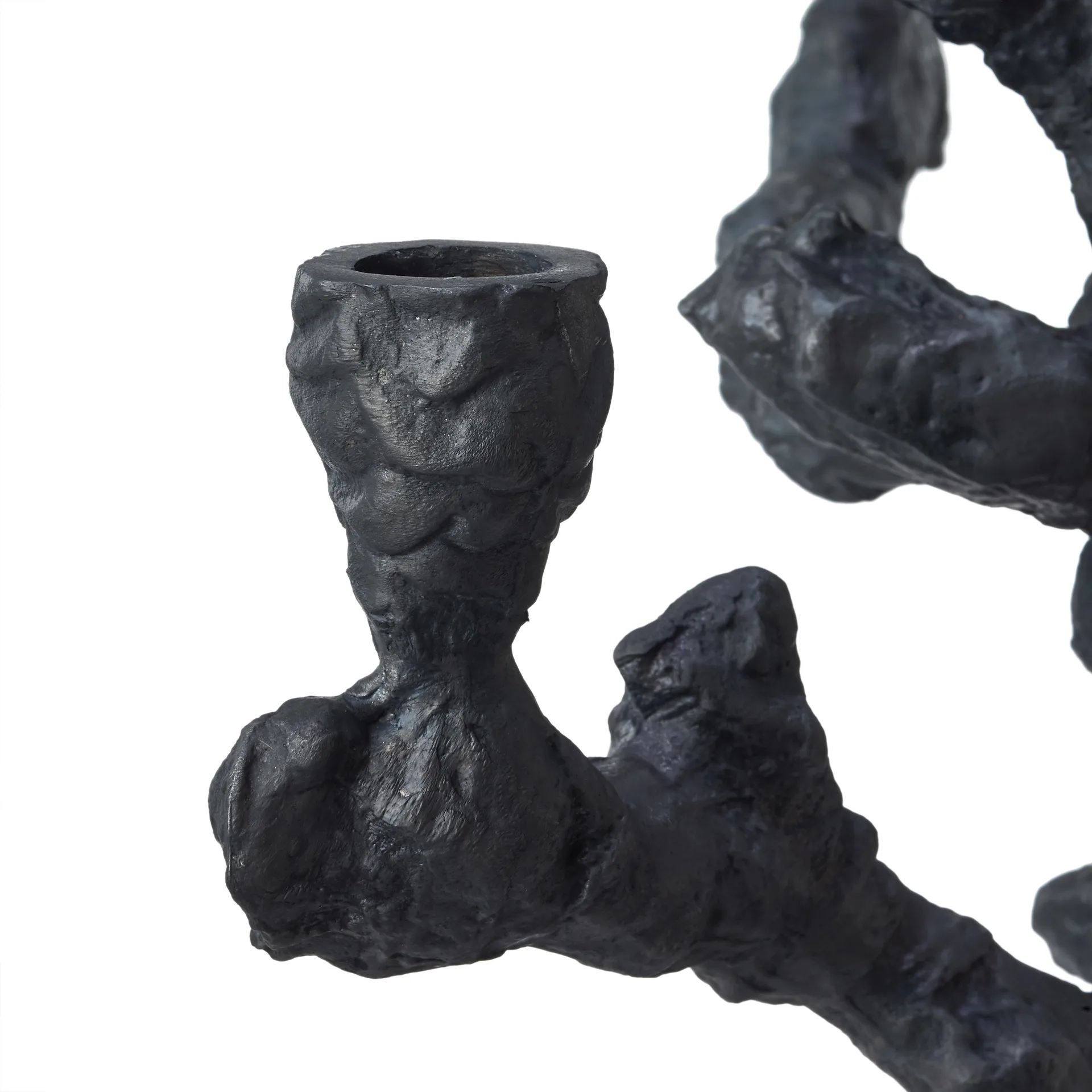 Portavelas Apple tree L 53 cm, Gris oscuro POLSPOTTEN