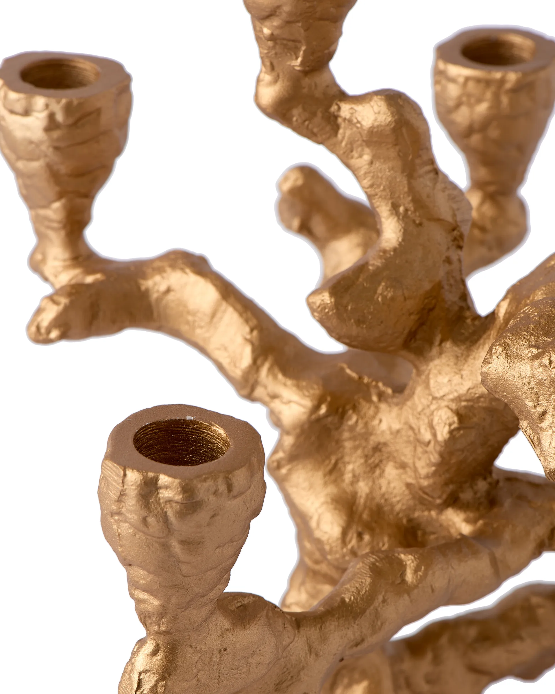 Portavelas Apple tree S 32,5 cm, Dorado POLSPOTTEN