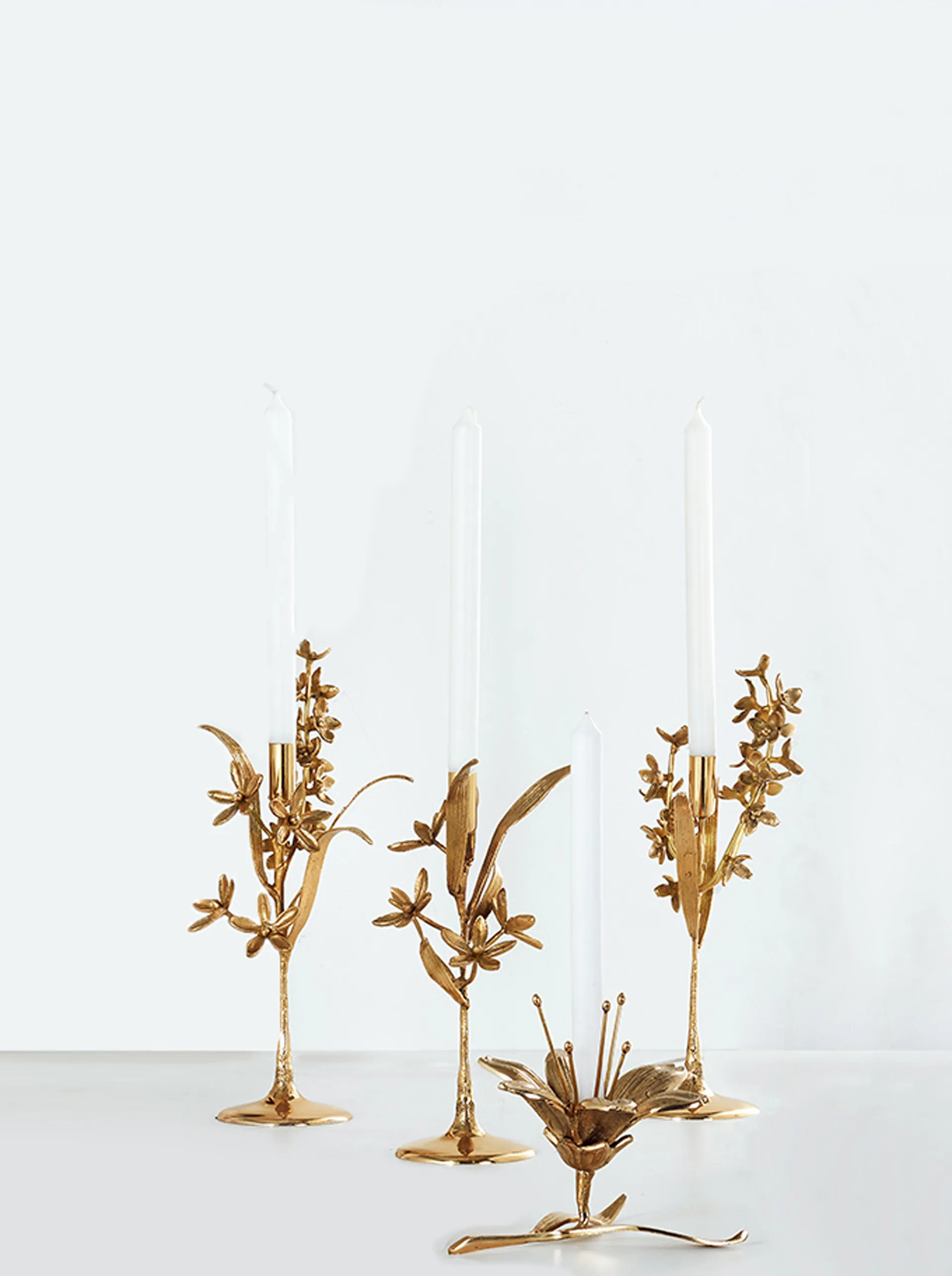 Portavelas Lilly 15 cm, Dorado POLSPOTTEN