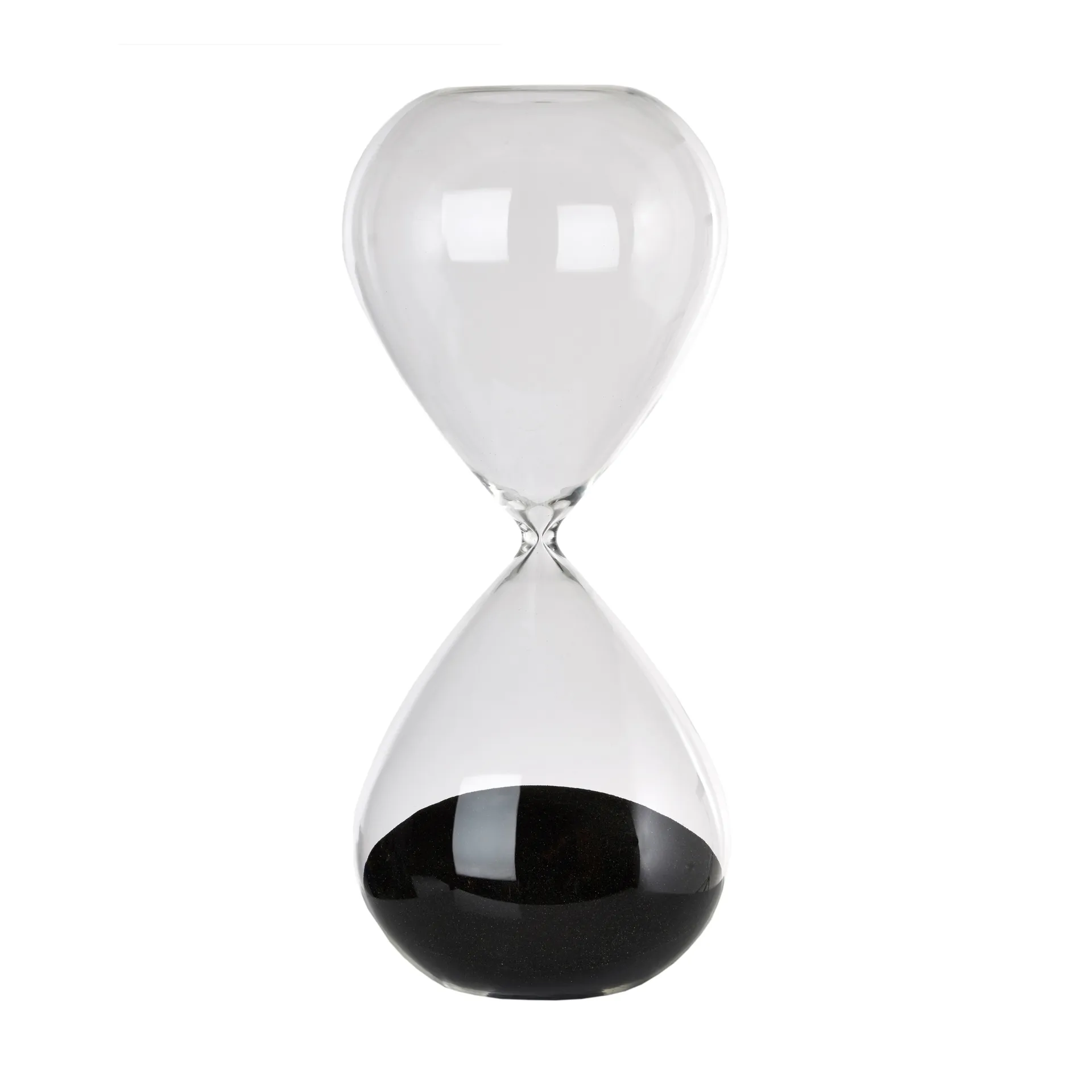 Reloj de arena Ball L 38 cm, Negro POLSPOTTEN