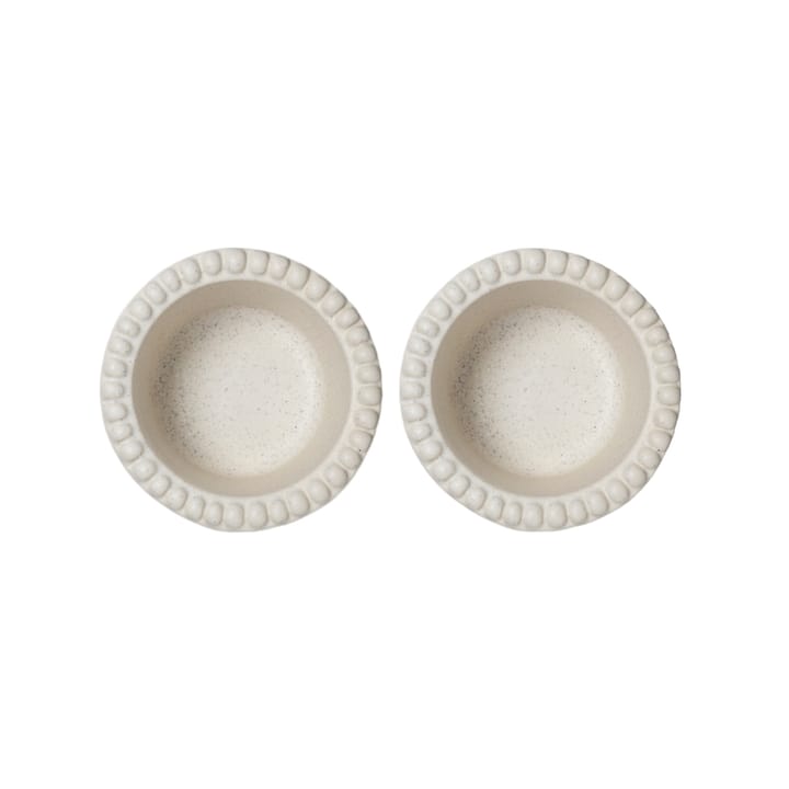 2 Boles pequeños Daria Ø12 cm, Cotton white PotteryJo