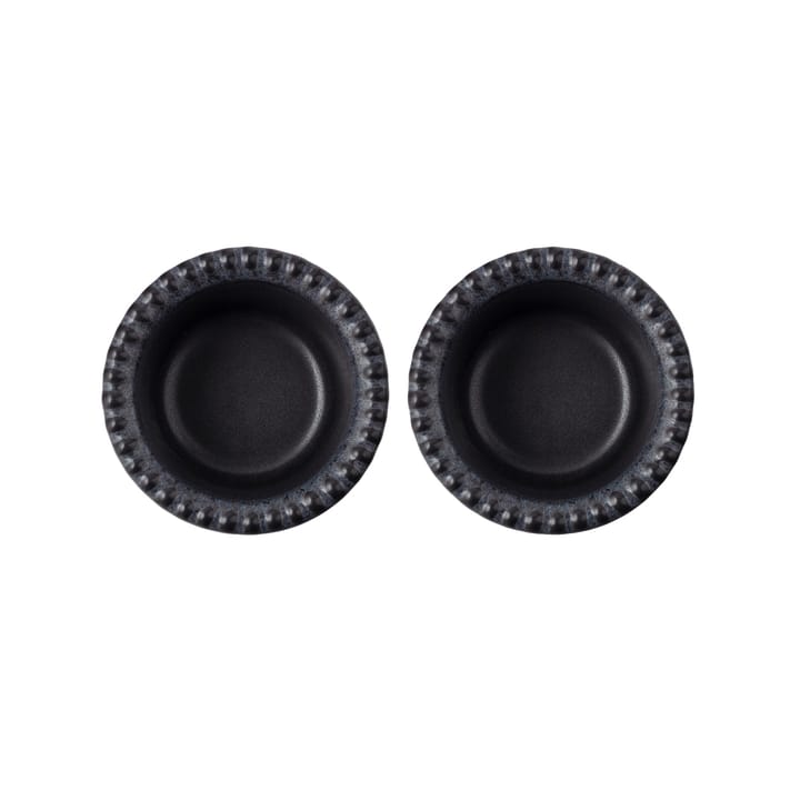 2 Boles pequeños Daria Ø12 cm, Ink black PotteryJo
