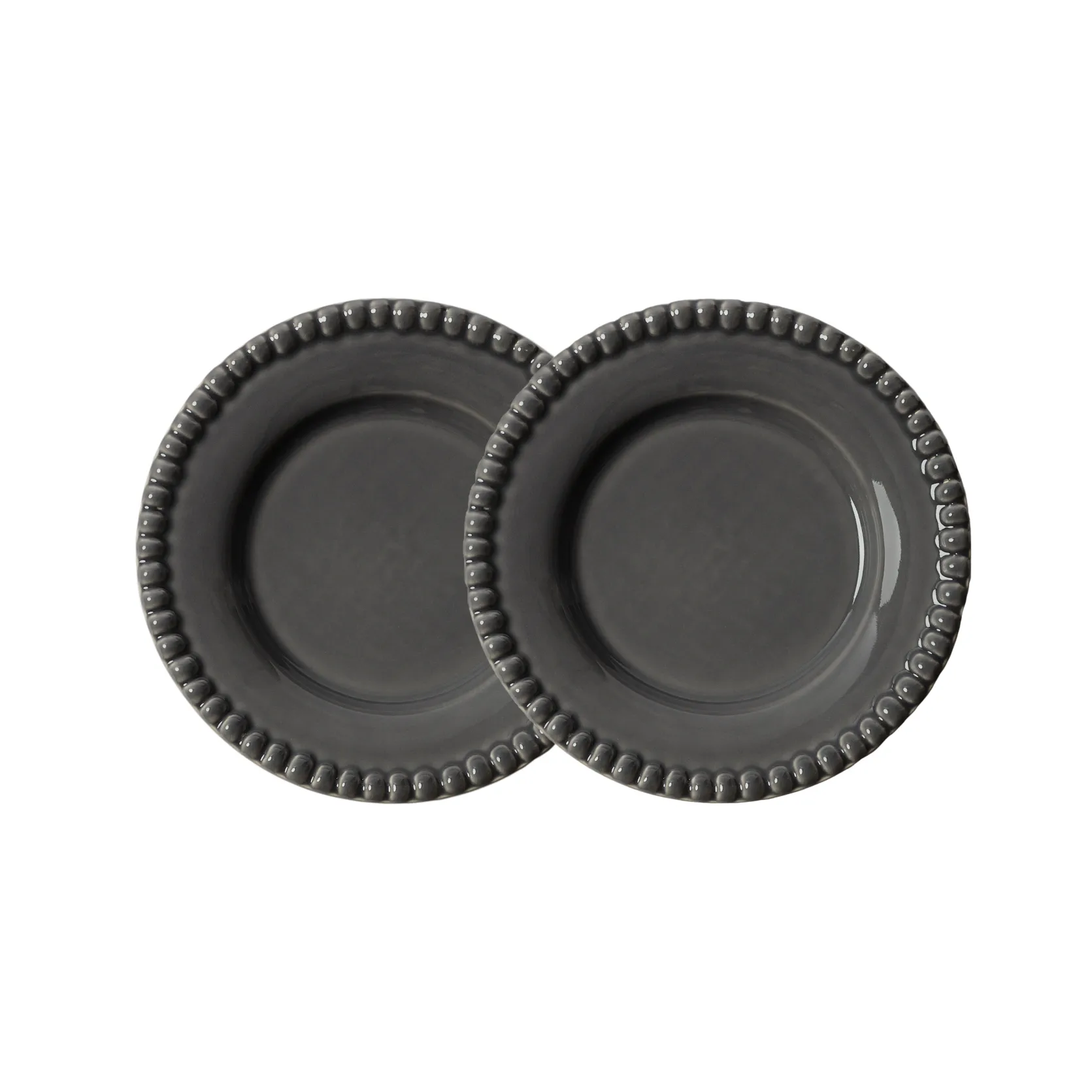 2 Platillos Daria Ø18 cm, Clean grey PotteryJo
