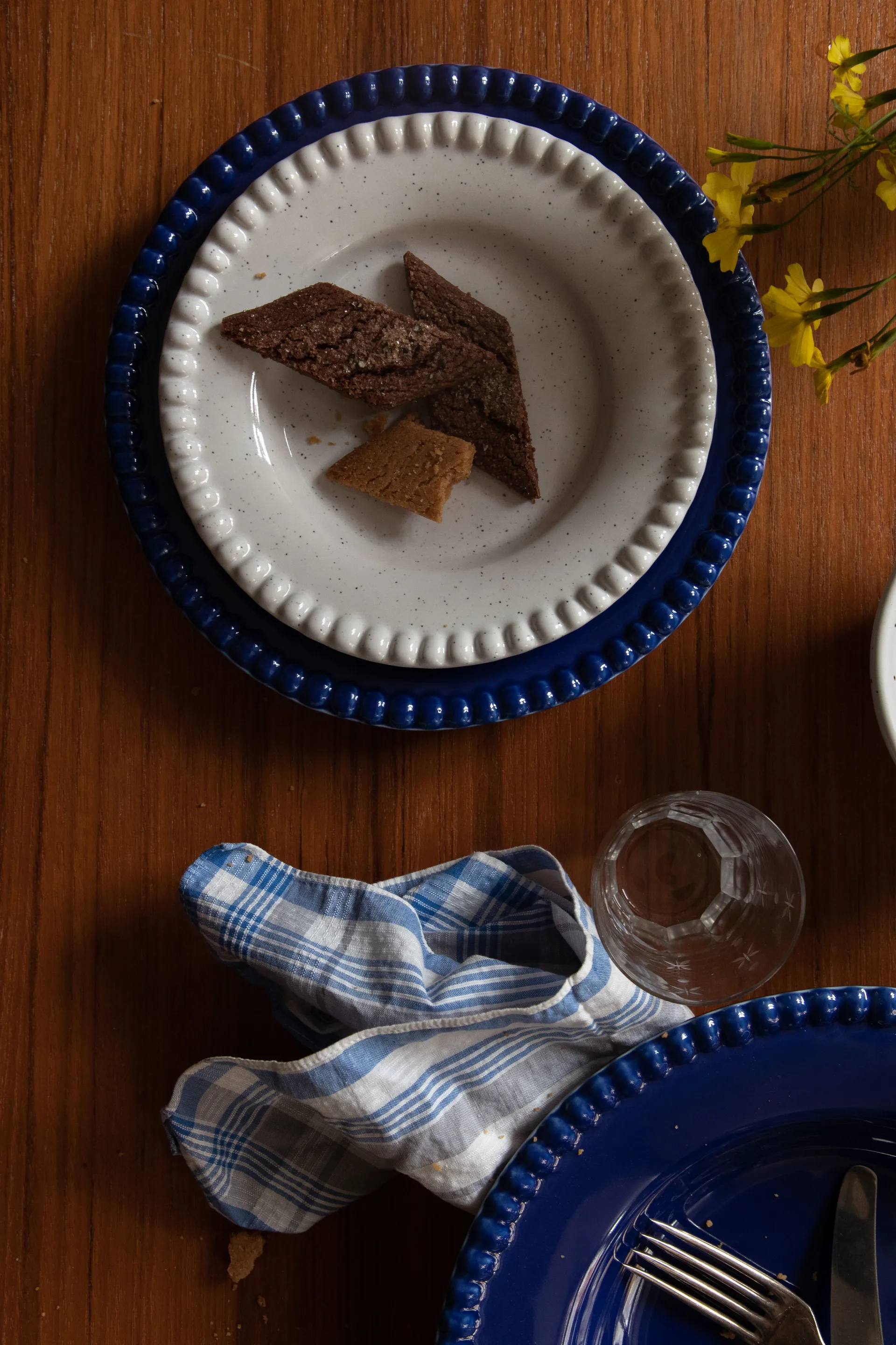 2 Platillos Daria Ø18 cm, Cotton white shiny PotteryJo