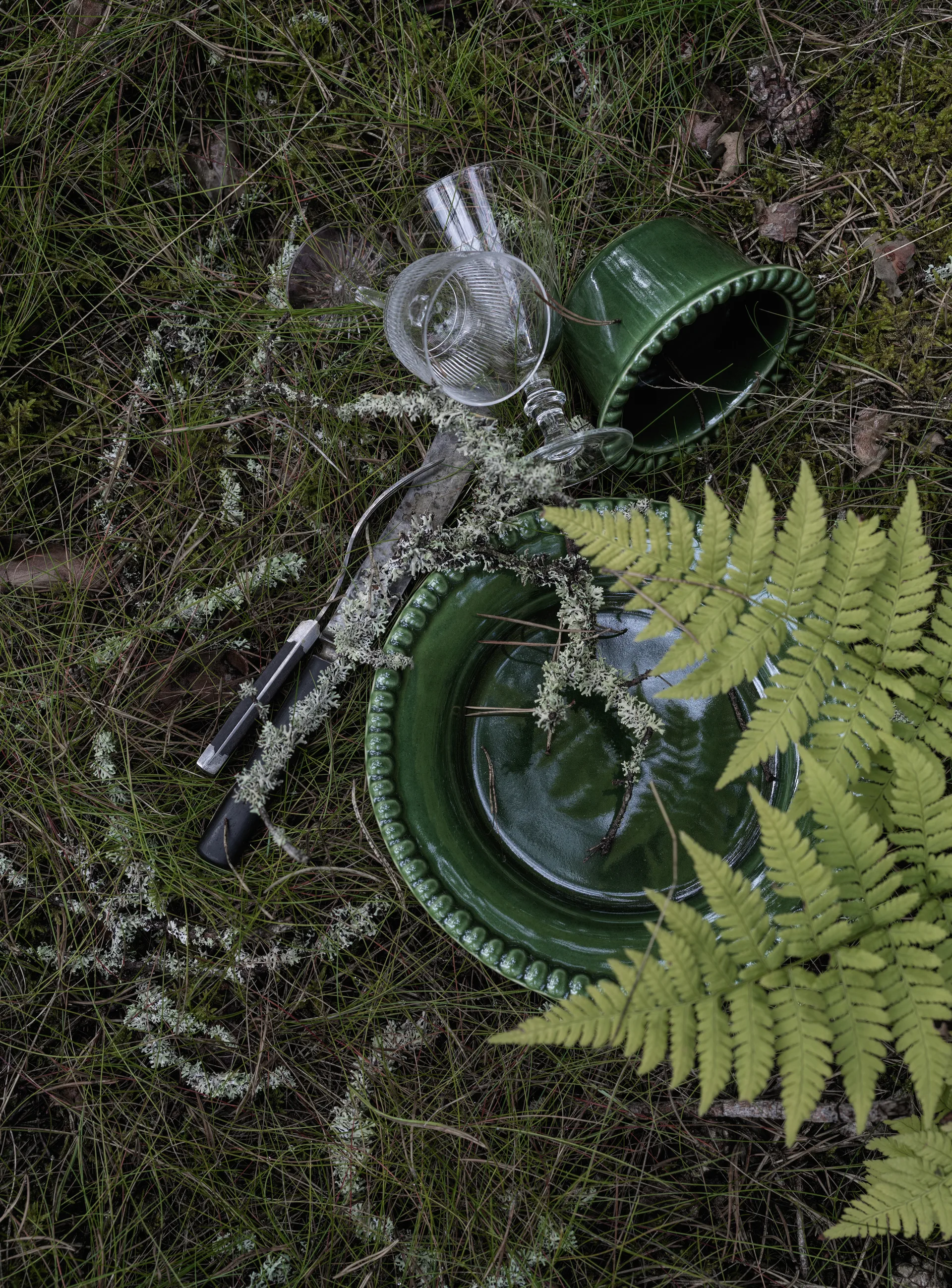 2 Platillos Daria Ø18 cm, Moss PotteryJo