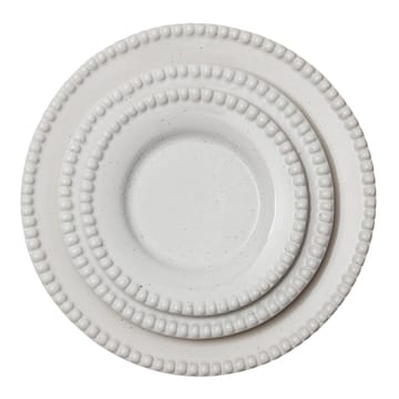 2 Platos de mesa Daria Ø28 cm - Cotton white shiny - PotteryJo