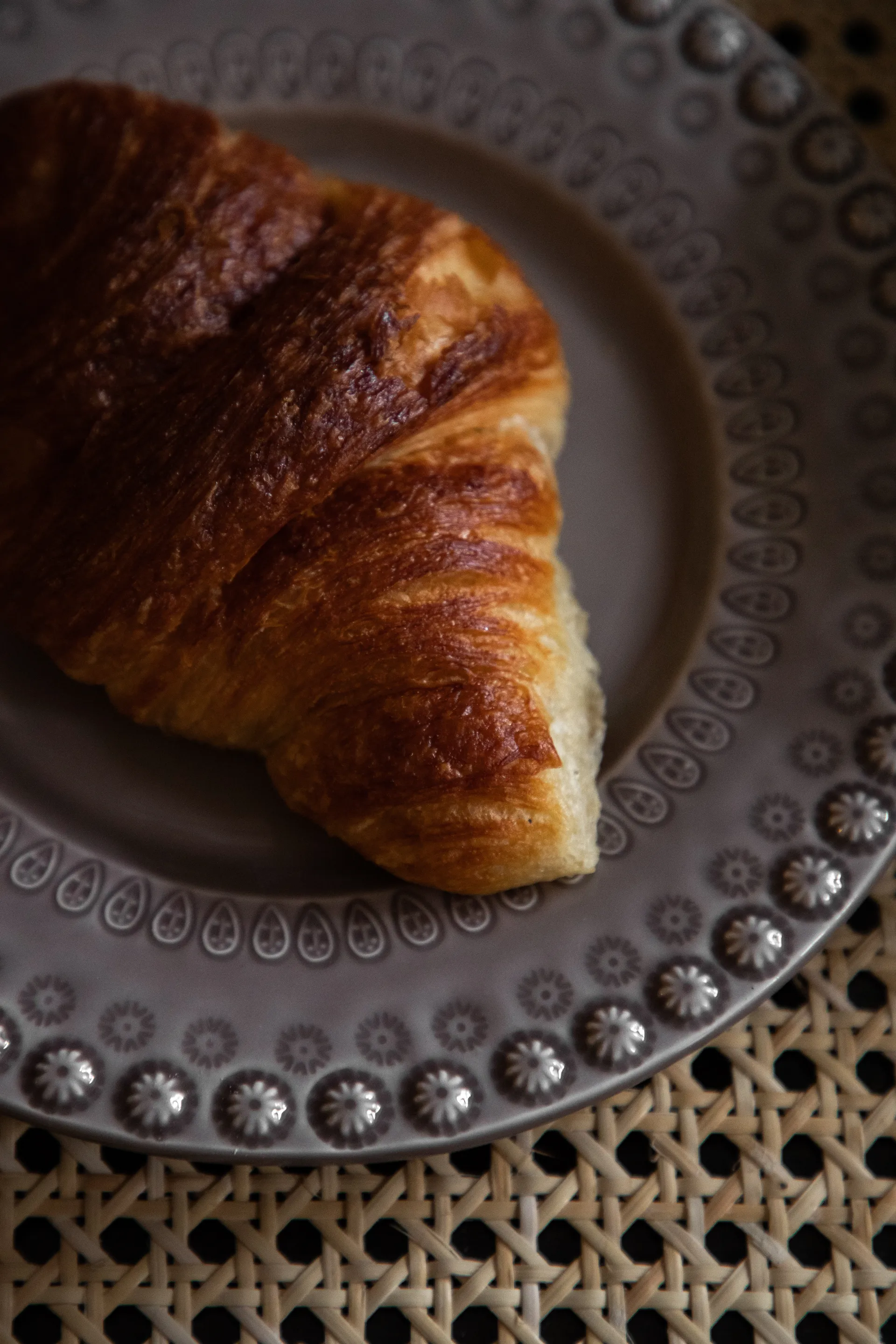 2 Platos de postre Daisy Ø22 cm, Greige (beige) PotteryJo