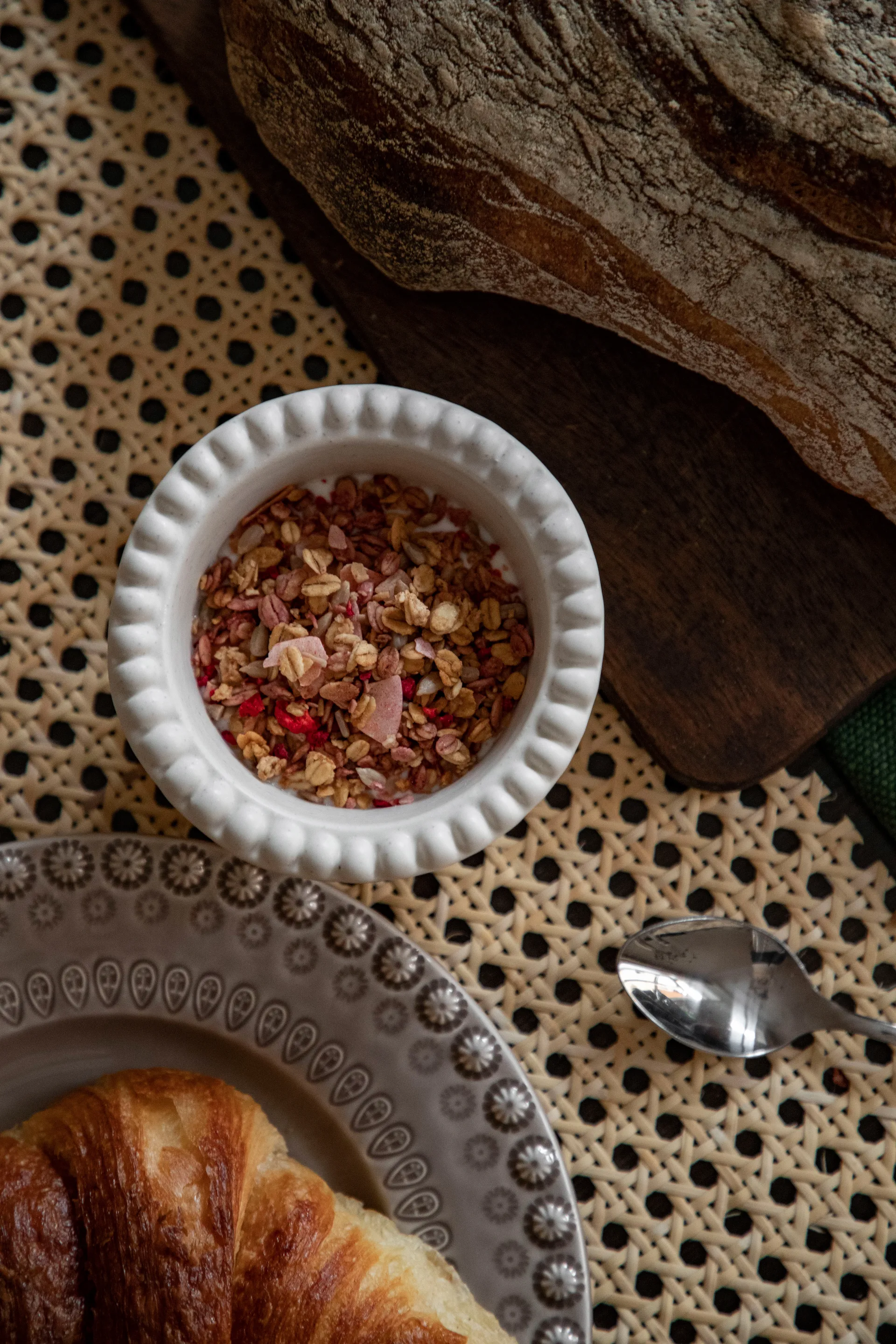 2 Platos de postre Daisy Ø22 cm, Greige (beige) PotteryJo