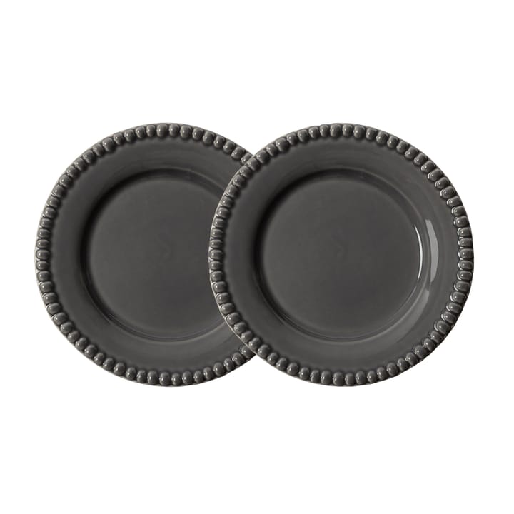 2 Platos de postre Daria Ø22 cm - Clean grey - PotteryJo