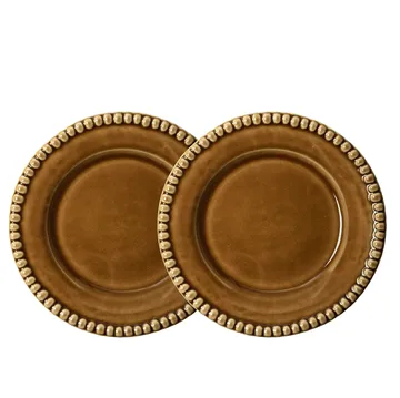 2 Platos de postre Daria Ø22 cm - Umbra - PotteryJo