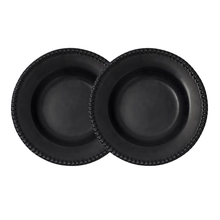 2 Platos hondos Daria Ø26 cm - Ink black - PotteryJo