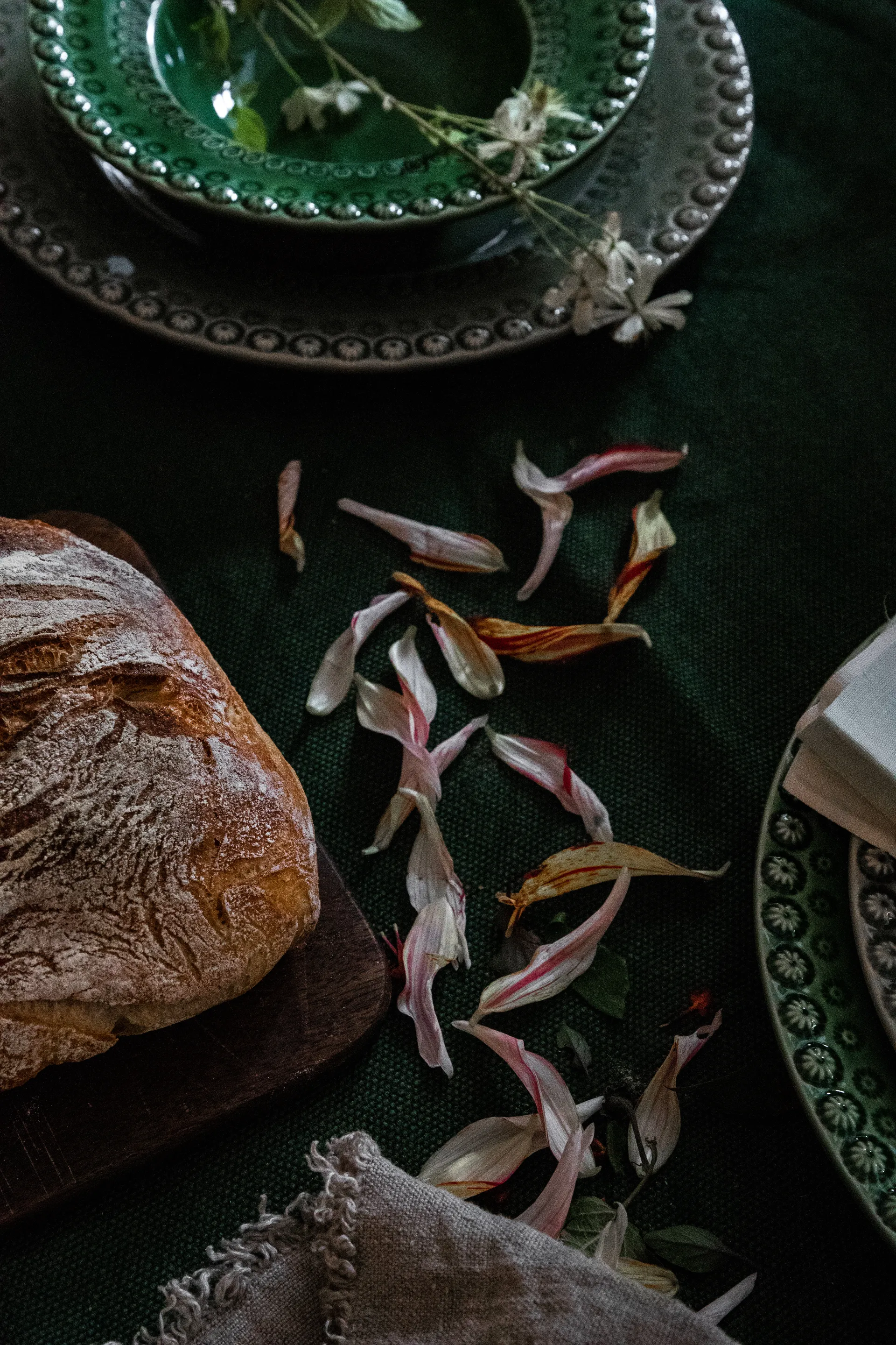 2 Platos llanos Daisy Ø 29 cm, Faded army (verde) PotteryJo