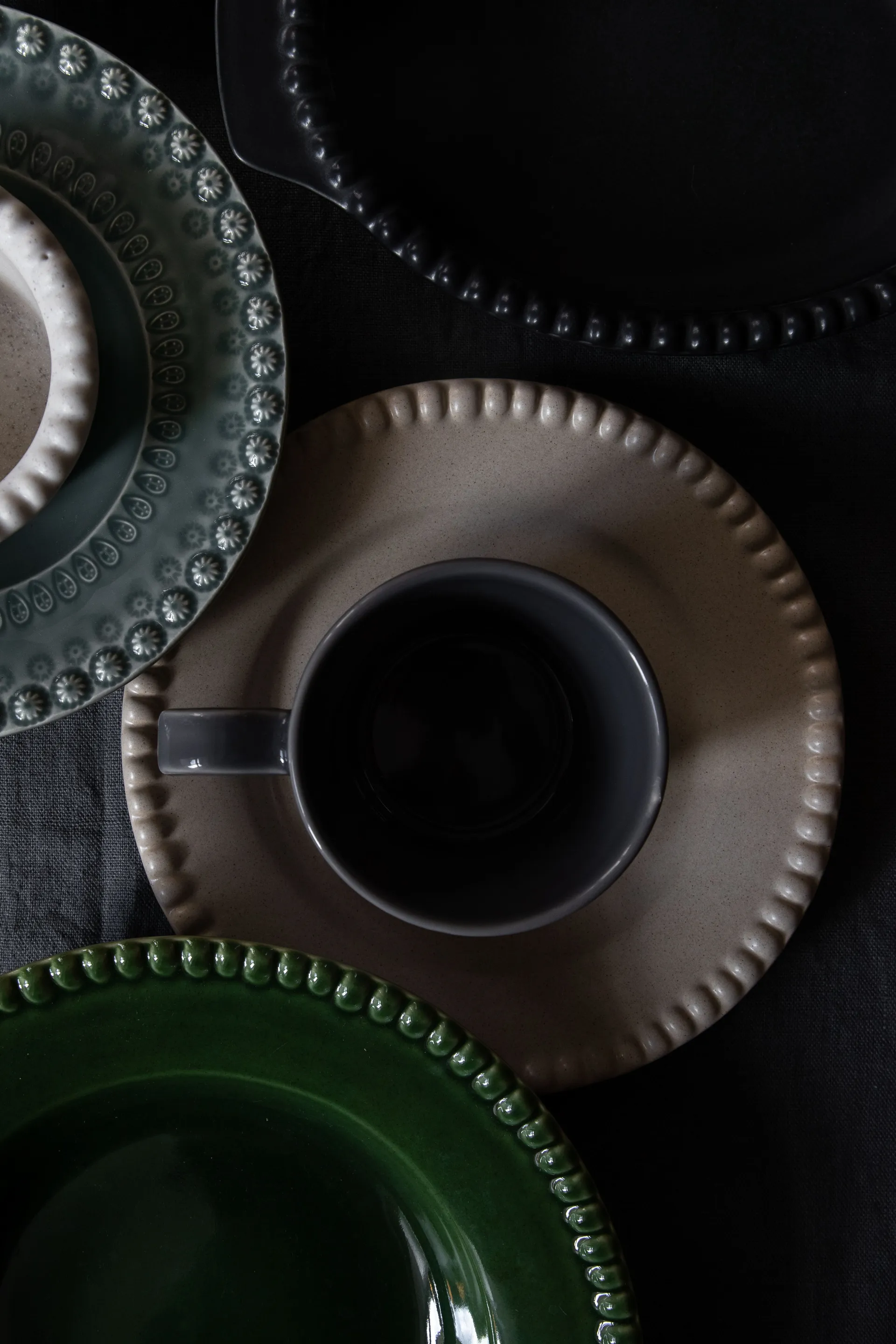 2 Tazas con asa Daria, Clean grey PotteryJo