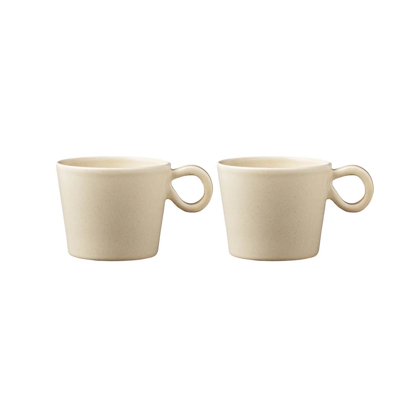 2 Tazas con asa Daria, Sand PotteryJo
