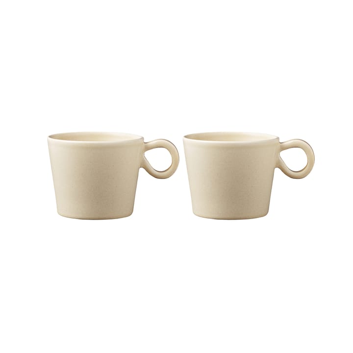 2 Tazas con asa Daria - Sand - PotteryJo